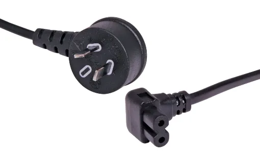 2.5A 2 Pin to Figure 8 plug 2m. Energy Authority approved.