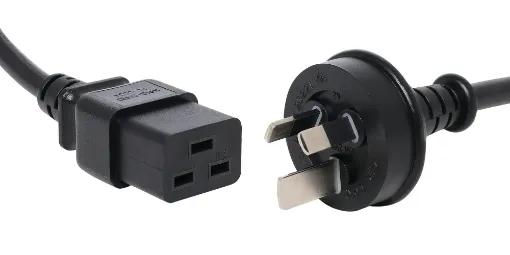 IEC C19 Female to 3 Pin 2m. Energy authority approved.