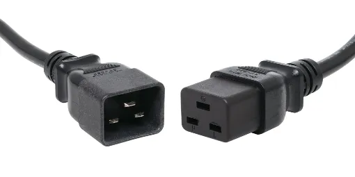 IEC C19 Female to C20 Male 2m 15 Amp rated. Energy authority approved.