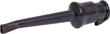 Black IC Test Clip Overall length 57mm. With solder connection for wire termination. 1A @ 250V AC.