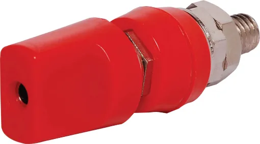 50A heavy duty binding post with 4mm banana socket. Has no crosshole in shaft. 

8mm mounting hole.

Overall dimensions: 19.7 x 60.5D mm