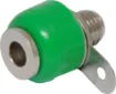 Can be mounted non-insulated (6mm  dia. hole required) or insulated 8mm dia hole.
Rated at 10A @ 125V AC.