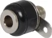 Black. Rated at 10A @ 125V AC.
Can be mounted non-insulated (6mm Ø hole required) or insulated 8mm Ø hole.