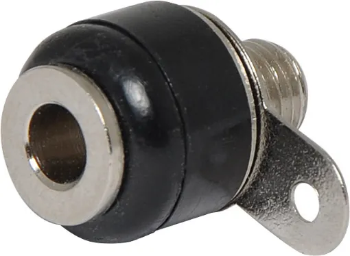 Black. Rated at 10A @ 125V AC.
Can be mounted non-insulated (6mm Ø hole required) or insulated 8mm Ø hole.