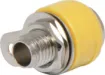 Yellow. Rated at 10A @ 125V AC.
Can be mounted non-insulated (6mm Ø hole required) or insulated 8mm Ø hole.
