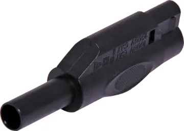 Black Insulated Type Banana Plug  Solder termination suits wire less than 4mm