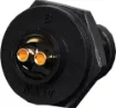 IP67 rated waterproof 2, 4 and 6 pin connectors for installations outdoors or in areas prone to moisture build up. 2 pin rated at 5A. 4 & 6 pin rated at 2A.  

Cable Entry: 4.5-6.5mm