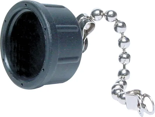 Dust / Liquid repelling cap to suit P9462-P9467 and P9492-P9497 MALE waterproof connectors.
Lock type mating ring.