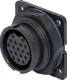 18 Pin 5A Locking Female Chassis IP67 Waterproof Socket Waterproof IP67 rated 18 Pin male chassis connector for installations outdoors or in areas prone to moisture build up. 5A rated.