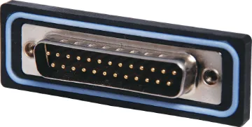 DB25 Male PCB IP67 Rated IP67 Rated Waterproof DB25 Male Chassis Mount Connector. PCB Connections. Mates with generic DB25 Female Connectors.
