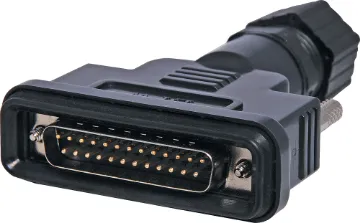 DB25 Male Line IP67 Rated IP67 Rated Waterproof DB25 Female Line Connector. PCB Connections. Mates with generic DB25 Male Connectors.