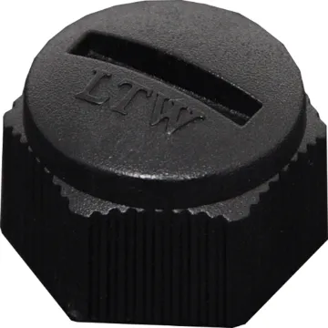 M12 Screw-On Male Cap IP68 Waterproof  Waterproof cap to suit both male chassis and line versions of LTW Amphenol M12 connectors.