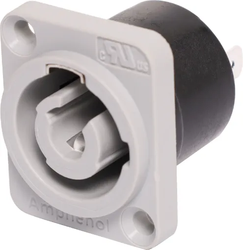 Extra heavy duty connector as used in commercial lighting and audio applications. Power Out. SAA approved. 