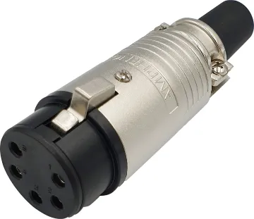 EP 5 Pole Female Line Plug Connector EP-5-11P The EP Series has set the standard in high performance speaker connectors. Apart from its durability and strength, it offers consistent superior power handling capabilities. Amphenol EP-5-11P.