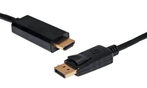 Active type. For source equipment that does not support dual mode DisplayPort (DP++). This includes additional chipset to perform required video conversion between source equipment and the display.