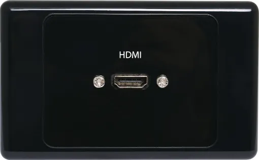 Flylead Wallplate fitted with HDMI high speed with Ethernet (1.4) connection. Supplied with two facia covers to suit your decor.