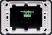 3pin XLR microphone connector mounted horizontally on a Clipsal pro wall plate. &quotOne-Shot&quot version with screw terminal connections for quick and easy connection on site.