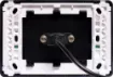 USB type A connections fitted to a Clipsal Pro Series wall plate which has been specifically designed for commercial building installations. Rear is fitted with 150mm fly lead with a USB type A socket for easy connection.