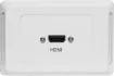 Flylead Wallplate fitted with HDMI high speed with Ethernet (2.0) connection. 