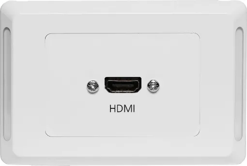 Flylead Wallplate fitted with HDMI high speed with Ethernet (2.0) connection. 