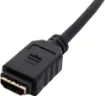Flylead Wallplate fitted with HDMI high speed with Ethernet (2.0) connection. Vertical orientation.