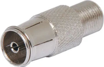 PAL Female to F Female Adapter PAL Socket to F Socket