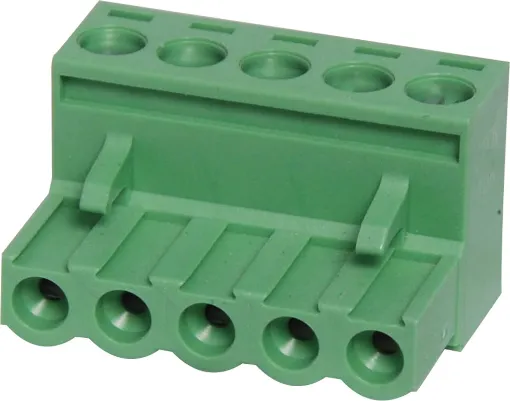 Non UL approved version of P 2515.
Screw Terminal Plugs.
Rated 10A at 300V.
Cable hole entry size up to 4mm2 or 12AWG.