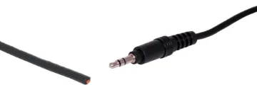 0.5m 3.5mm Stereo Plug to Bare End Cable 3.5mm Stereo Plug to Bare End Cable, 0.5m.