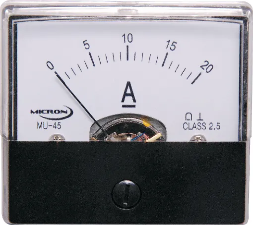 Full Scale Deflection: 20A
Dimensions: 58W x 52H
Resistance: 0.004&Omega