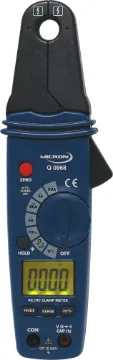 Compact AC/DC Clamp Meter This compact clamp meter provides high resolution current readings up to 80A ac or dc.