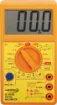 This compact, affordable digital multimeter features 19 ranges, square wave output, continuity buzzer, in-built hFE transistor and diode test function. 