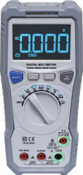 Autoranging True RMS Pro Digital Multimeter With wireless charging adaptor - no batteries required! Plus, input jack LED indicators to remind users to plug leads into the correct jacks.