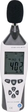 Sound Pressure Level dB Meter A must for the serious audio installer or enthusiast. This quality sound pressure level meter gives a digital readout of the ambient noise level at its microphone. Features two ranges: Low (30 to 80dB) and High (80 to 130dB), with two built-in weighting curves. A and C weighting. Response can be switched between slow (1s) or fast (125ms). Features