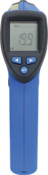 Infra-Red Non Contact Thermometer This handheld IR thermometer offers laser pointer guide and excellent accuracy between -50°C and 580°C.