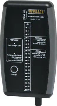 Field Strength Meter Essential for all installers setting up and commissioning hearing
induction loop amplifier systems. It is ideally used in conjunction with the Redback® Q 2014 1kHz tone generator allowing
an installer to test the signal generated in the actual ‘loop’ of the system.