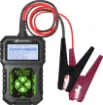 Detects and analyses battery voltage, cold cranking amperes (CCA), resistance (mO) and battery cell condition.
