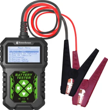 12V 100-2000CCA Digital Battery Analyser Detects and analyses battery voltage, cold cranking amperes (CCA), resistance (mO) and battery cell condition.