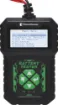 Detects and analyses battery voltage, cold cranking amperes (CCA), resistance (mO) and battery cell condition.