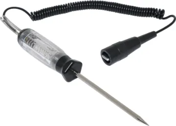 6-24V DC Automotive Voltage Probe with Curly Cord This voltage test probe is a handy tool for troubleshooting wiring faults in any 6-24V DC vehicle.