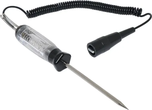 This voltage test probe is a handy tool for troubleshooting wiring faults in any 6-24V DC vehicle. 