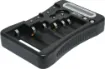 Allows quick voltage testing on consumer battery cells, including rechargeable cells. Suitable for use with AAA, AA, C, D, 9V, CR123A, CR2, CRV3, 2CR5, CR-P2. 