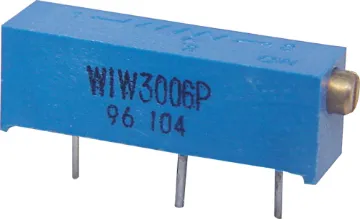 100R Side Adjust 3006P Style 10 Turn Trimpot  Radytronic 3006P Style Side Adjust 10 Turn Trimpots