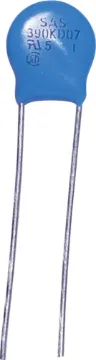 25V AC 14mm Varistor Varistors are used for protection against voltage spikes or transients, such as those produced by lightning or back EMF from large motors, preventing "spike damage" to sensitive devices such as microprocessors or digital circuits.