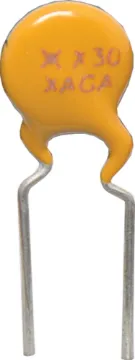 0.3A 100W 50V PTC Fuse Self resets when fault condition is removed. Hold Current is the maximum current at which the device will not trip at 20C. Trip Current is the minimum current at which the device will always trip at 20C.