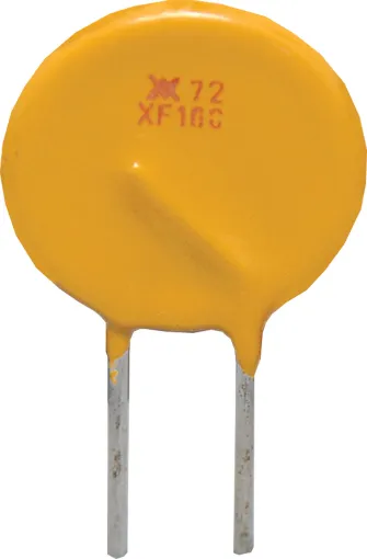 Self resets when fault condition is removed. Hold Current is the maximum current at which the device will not trip at 20C. Trip Current is the minimum current at which the device will always trip at 20C.