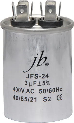 Suitable for phase correction or as motor start capacitor.