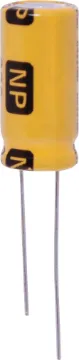 220uf 50V PCB Bipolar Capacitor Radial lead 
Excellent frequency characteristics 
Low leakage current and low dissipation factor 
Perfect for audio applications