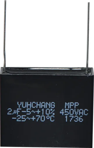Suitable for phase correction or as  motor start capacitor.