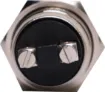 Heavy duty vandal resistant switch for indoor/ sheltered outdoor use eg carparks, building entrances. Momentary.

Switch type: Screw terminal SPST
Contact rating: 5A @ 250V AC
Panel Thickness: 1-10mm