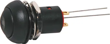 SPST IP67 Rated Alt. Black LED Pushbutton Switch Contact rating: 2A @ 125V AC
Contact resistance: 100mΩ max.
Insulation resistance: 1GΩ min @ 500V DC
LED: Red 2V DC
Dialectric strength: 1000V AC 1 minute
Electrical life: 500,000 cycles